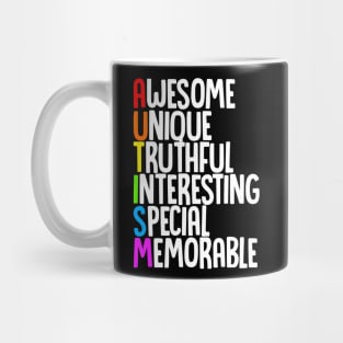 Awesome Autism Pride Design ^U^ Mug